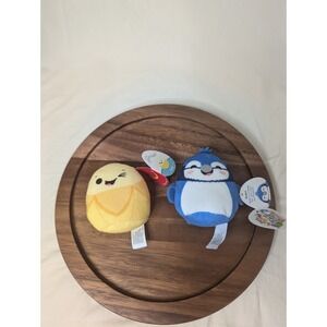 McDonald's Squishmallows‎  Happy Meal Toy Babs The Bluejay And Junie The Banana
